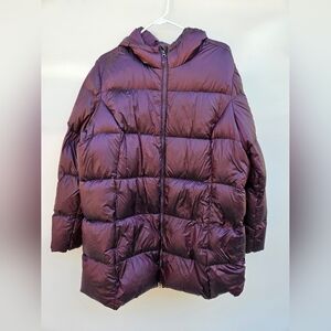 Women's Purple Puffer Jacket